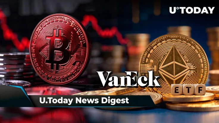 If Bitcoin Plunges Below $57,000, Here Are 3 Possible Outcomes, Ethereum ETF Approval May Be Imminent as VanEck Steps in: Crypto News Digest by U.Today
