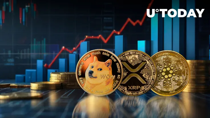 DOGE, XRP, ADA Eye Meteoric Rise on Metric's Signal