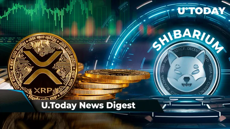 XRP Set to Explode if Bollinger's Bands Are Right, SHIB Team Member Teases Major Shiba Inu Update, Cardano Shows Ultra-Bullish Price Pattern: Crypto News Digest by U.Today