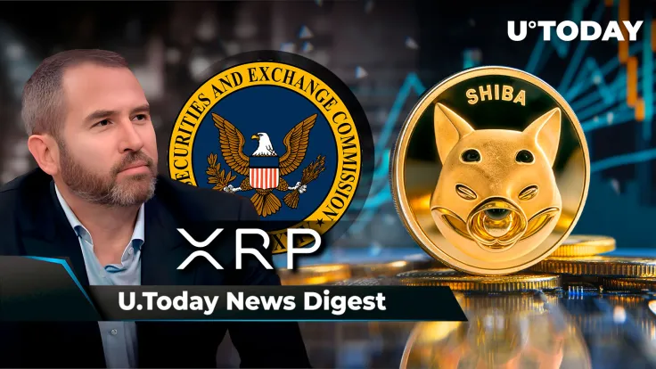 Ripple CEO Celebrates Historic XRP SEC Ruling, Shiba Inu to Reveal Rare Pattern First Time in 2024, Michael Saylor Issues Crucial BTC Warning to German Community: Crypto News Digest by U.Today