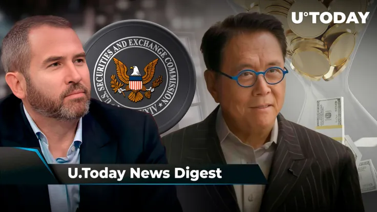 Ripple CEO Expects Legal Battle With SEC to Be Over 'Very Soon,' Robert Kiyosaki Shares Best Time to Get Rich, WazirX Announces Major Bounty to Recover Stolen Funds: Crypto News Digest by U.Today