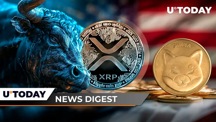 XRP Rallied 60,000% Last Time This Happened, Here's How Many SHIB U.S. Government Holds, Ethereum ICO Wallet Moves Millions in ETH: Crypto News Digest by U.Today