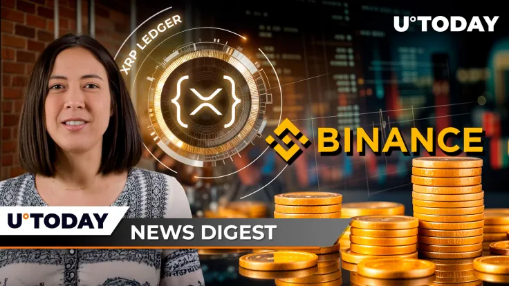Ripple President Praises XRPL's Major Move, Binance to List Four Major Crypto Trading Pairs, Half Billion Bitcoin Whale Suddenly Grabs Large BTC Chunk: Crypto News Digest by U.Today