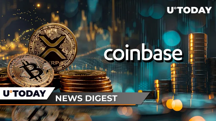 XRP Could be on Verge of 'Huge Squeeze' Against Bitcoin, Coinbase Announces New Listing, Binance XRP Reserves Drop to 2.78 Billion: Crypto News Digest by U.Today