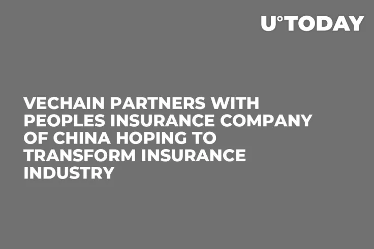 VeChain Partners With Peoples Insurance Company of China Hoping to Transform Insurance Industry
