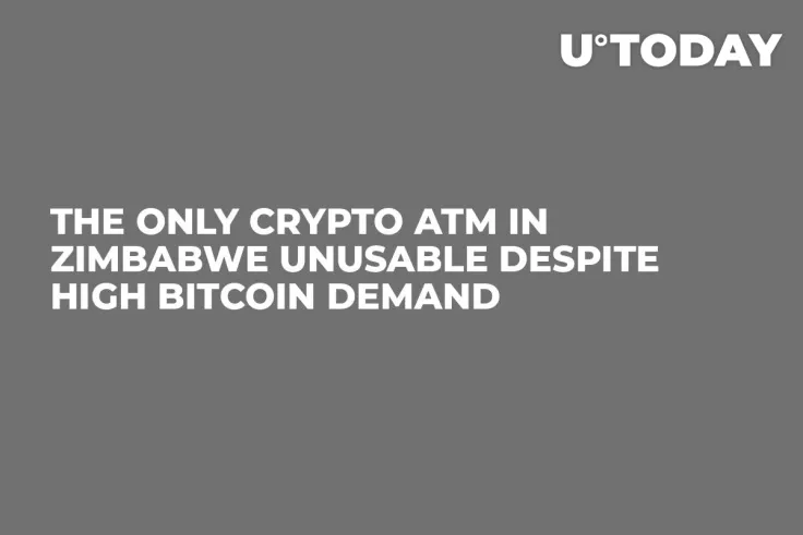 The Only Crypto ATM in Zimbabwe Unusable Despite High Bitcoin Demand