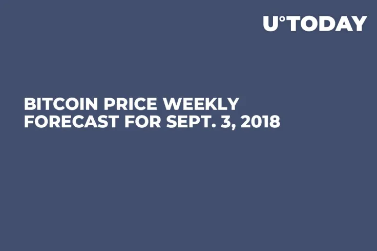 Bitcoin Price Weekly Forecast For Sept. 3, 2018