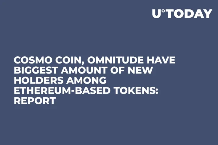 Cosmo Coin, Omnitude Have Biggest Amount of New Holders Among Ethereum-Based Tokens: Report 