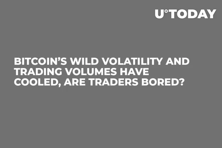 Bitcoin’s Wild Volatility and Trading Volumes Have Cooled, Are Traders Bored?
