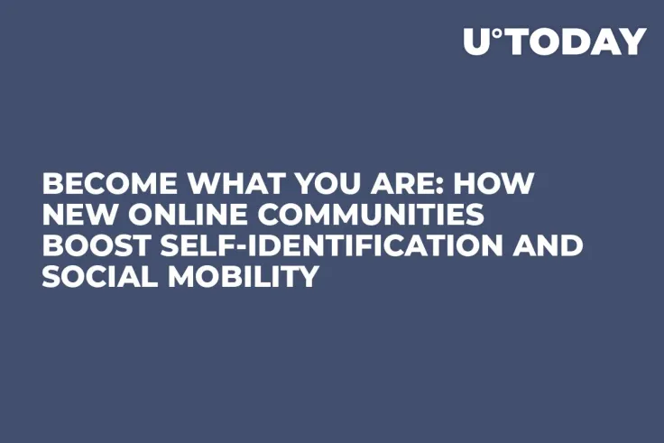 Become What You Are: How New Online Communities Boost Self-Identification and Social Mobility 