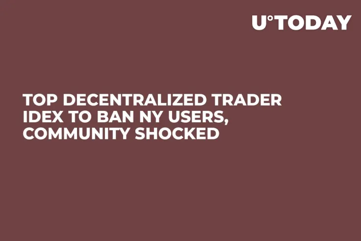 Top Decentralized Trader IDEX to Ban NY Users, Community Shocked