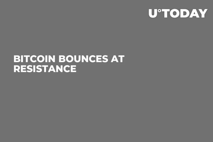 Bitcoin Bounces at Resistance