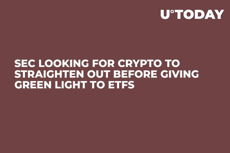 SEC Looking for Crypto to Straighten Out Before Giving Green Light to ETFs
