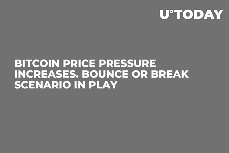 Bitcoin Price Pressure Increases. Bounce or Break Scenario In Play