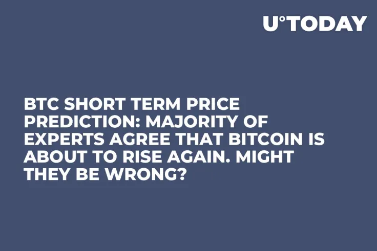 BTC Short Term Price Prediction: Majority of Experts Agree That Bitcoin Is About to Rise Again. Might They Be Wrong?