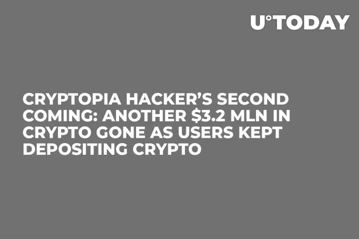 Cryptopia Hacker’s Second Coming: Another $3.2 Mln in Crypto Gone As Users Kept Depositing Crypto