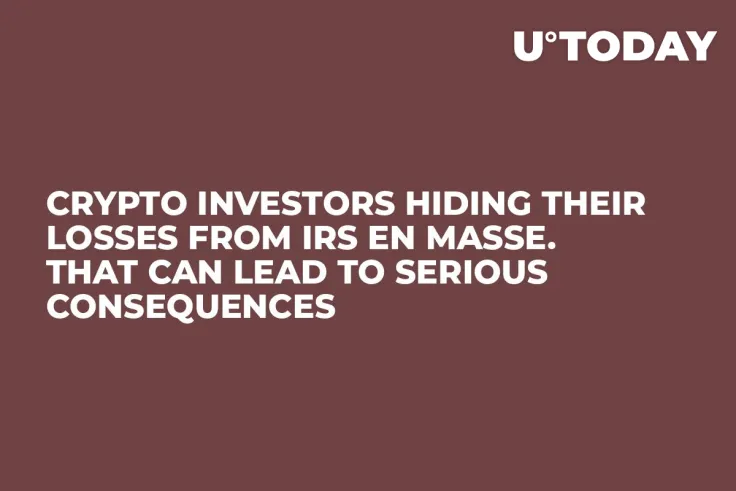 Crypto Investors Hiding Their Losses From IRS En Masse. That Can Lead to Serious Consequences
