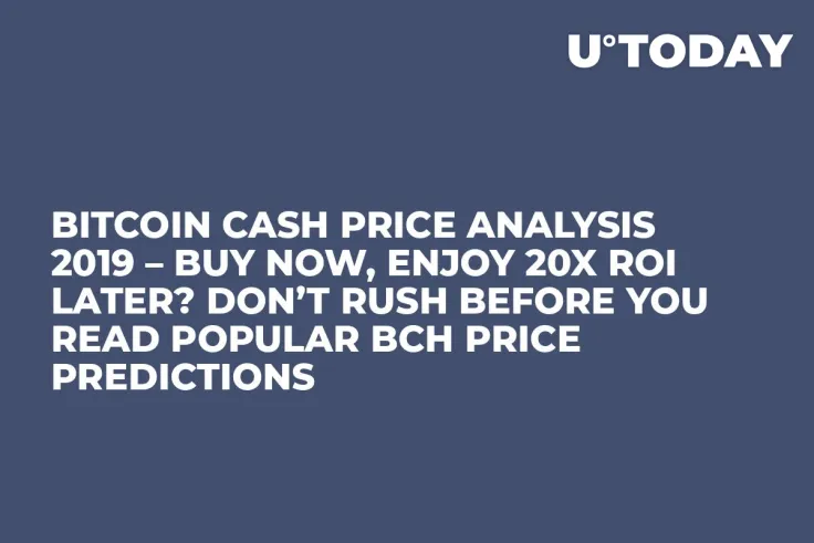 Bitcoin Cash Price Analysis 2019 – Buy Now, Enjoy 20x ROI Later? Don’t Rush Before You Read Popular BCH Price Predictions