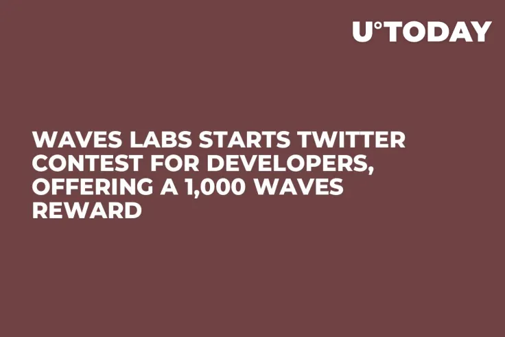 Waves Labs Starts Twitter Contest for Developers, Offering a 1,000 WAVES Reward
