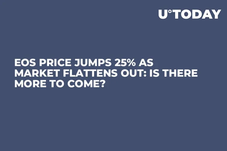 EOS Price Jumps 25% as Market Flattens Out: Is There More to Come?