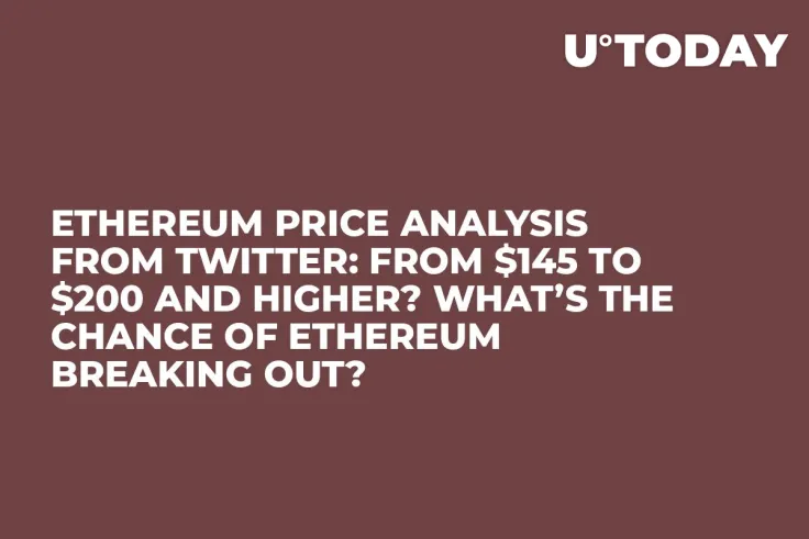 Ethereum Price Analysis from Twitter: From $145 to $200 and Higher? What’s the Chance of Ethereum Breaking Out?