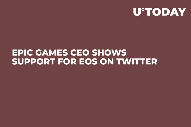 Epic Games CEO Shows Support for EOS on Twitter