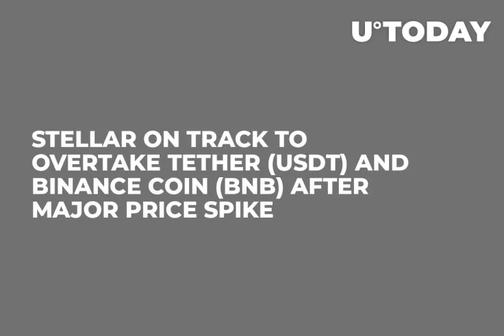 Stellar on Track to Overtake Tether (USDT) and Binance Coin (BNB) After Major Price Spike