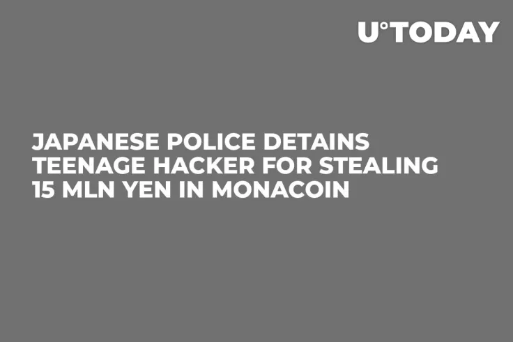 Japanese Police Detains Teenage Hacker for Stealing 15 Mln Yen in Monacoin