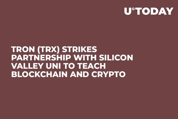 Tron (TRX) Strikes Partnership with Silicon Valley Uni to Teach Blockchain and Crypto