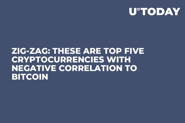 Zig-Zag: These Are Top Five Cryptocurrencies with Negative Correlation to Bitcoin