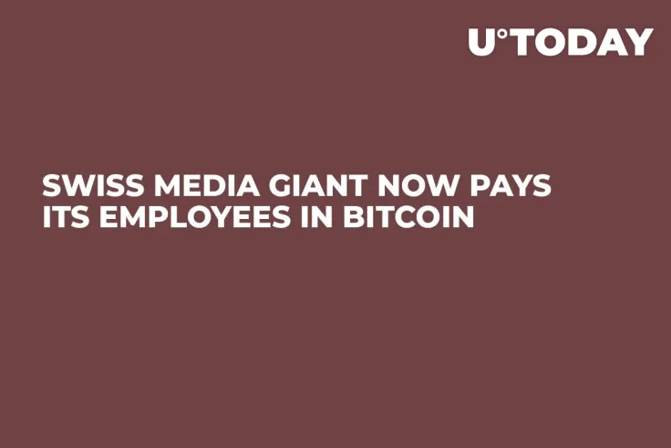 Swiss Media Giant Now Pays Its Employees in Bitcoin