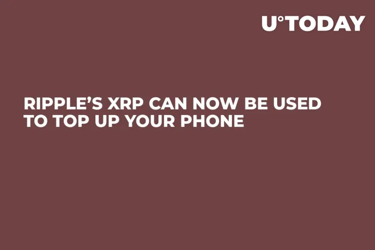 Ripple’s XRP Can Now Be Used to Top Up Your Phone