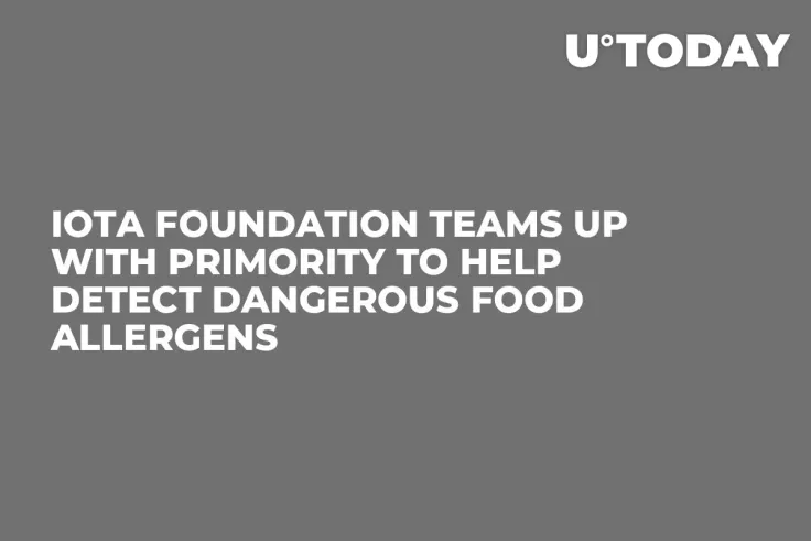 IOTA Foundation Teams Up with Primority to Help Detect Dangerous Food Allergens