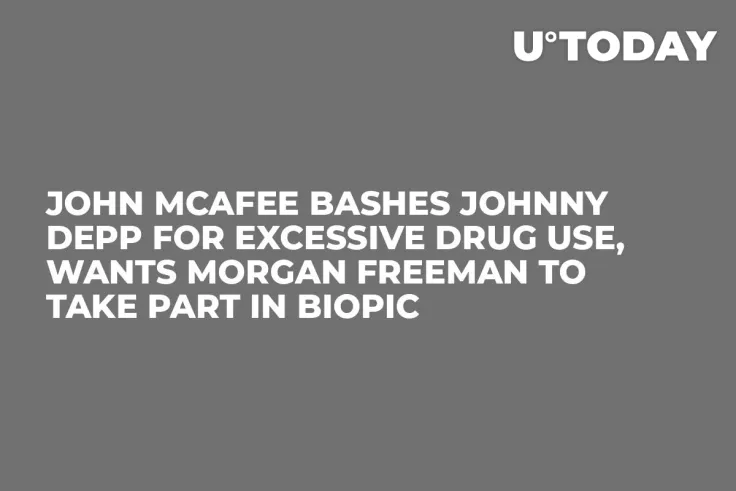 John McAfee Bashes Johnny Depp for Excessive Drug Use, Wants Morgan Freeman to Take Part in Biopic