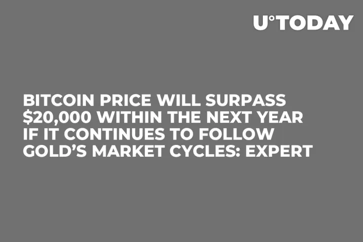 Bitcoin Price Will Surpass $20,000 Within the Next Year if It Continues to Follow Gold’s Market Cycles: Expert