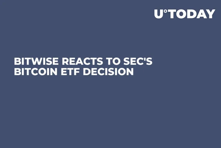 Bitwise Reacts to SEC's Bitcoin ETF Decision 