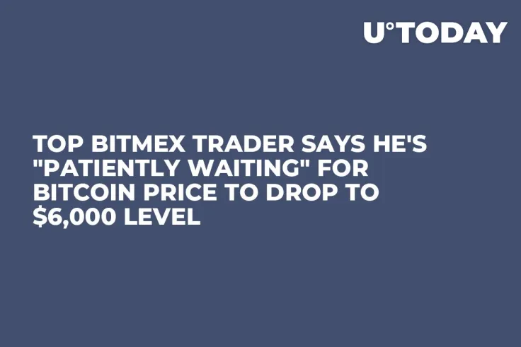 Top BitMEX Trader Says He's "Patiently Waiting" for Bitcoin Price to Drop to $6,000 Level