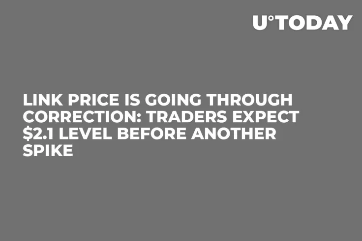 LINK Price Is Going Through Correction: Traders Expect $2.1 Level Before Another Spike