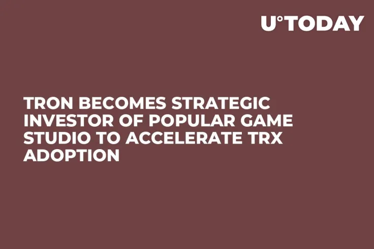 Tron Becomes Strategic Investor of Popular Game Studio to Accelerate TRX Adoption