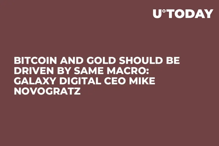 Bitcoin and Gold Should Be Driven by Same Macro: Galaxy Digital CEO Mike Novogratz