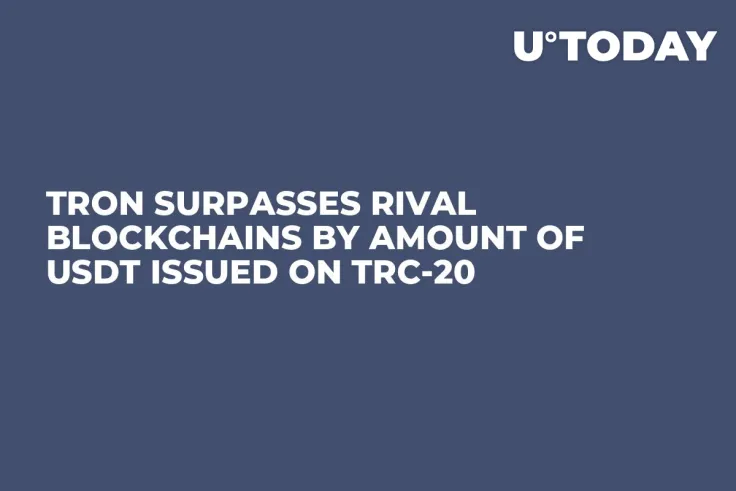 Tron Surpasses Rival Blockchains by Amount of USDT Issued on TRC-20