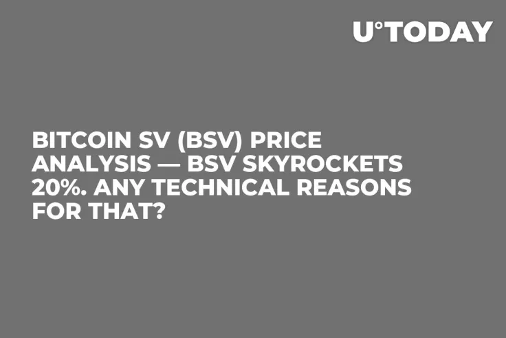 Bitcoin SV (BSV) Price Analysis — BSV Skyrockets 20%. Any Technical Reasons for That?