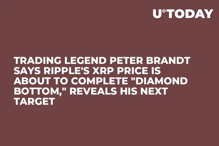 Trading Legend Peter Brandt Says Ripple's XRP Price Is About to Complete "Diamond Bottom," Reveals His Next Target