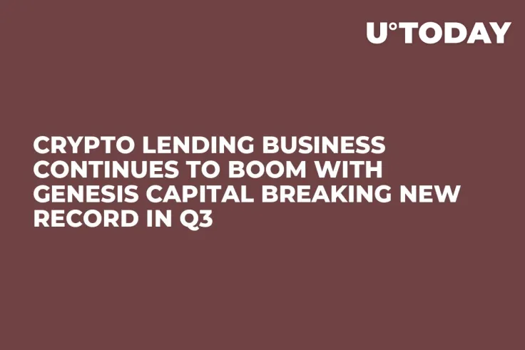 Crypto Lending Business Continues to Boom with Genesis Capital Breaking New Record in Q3
