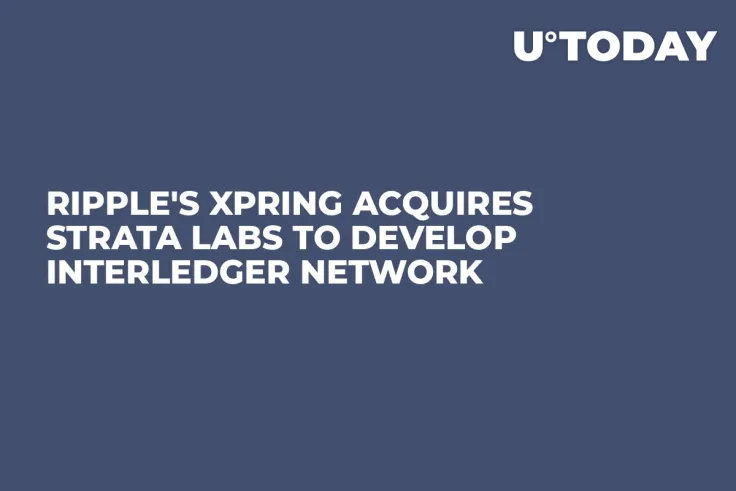 Ripple's Xpring Acquires Strata Labs to Develop Interledger Network