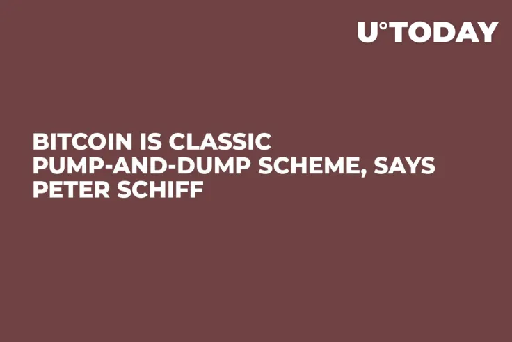 Bitcoin Is Classic Pump-and-Dump Scheme, Says Peter Schiff