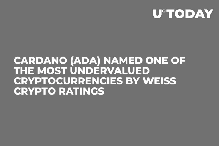 Cardano (ADA) Named One of the Most Undervalued Cryptocurrencies by Weiss Crypto Ratings