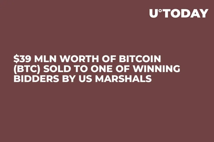 $39 Mln Worth of Bitcoin (BTC) Sold to One of Winning Bidders by US Marshals