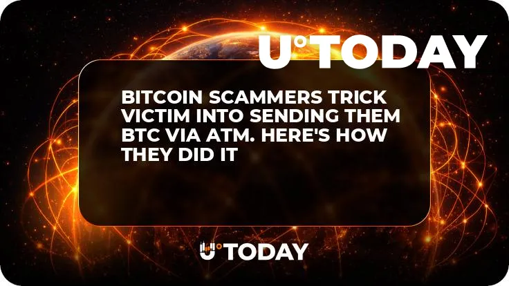 Bitcoin Scammers Trick Victim Into Sending Them BTC via ATM. Here's How They Did It 