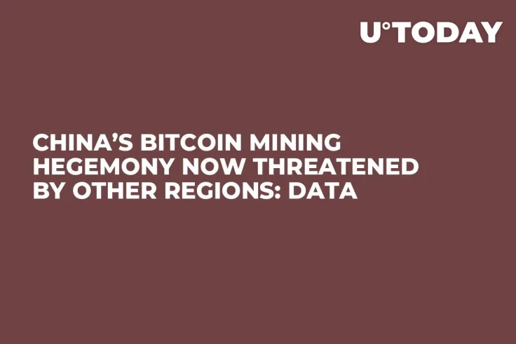 China’s Bitcoin Mining Hegemony Now Threatened by Other Regions: Data